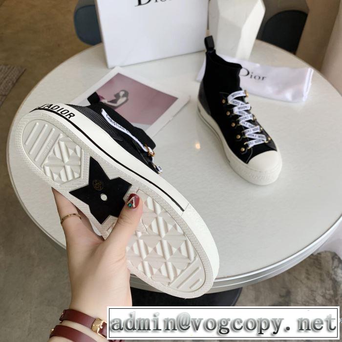 ハイトップシューズ 2色可選 2019春夏の大注目トレンド まずは定番！人気アイテム ディオール DIOR