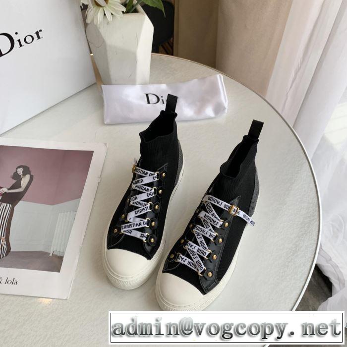 ハイトップシューズ 2色可選 2019春夏の大注目トレンド まずは定番！人気アイテム ディオール DIOR