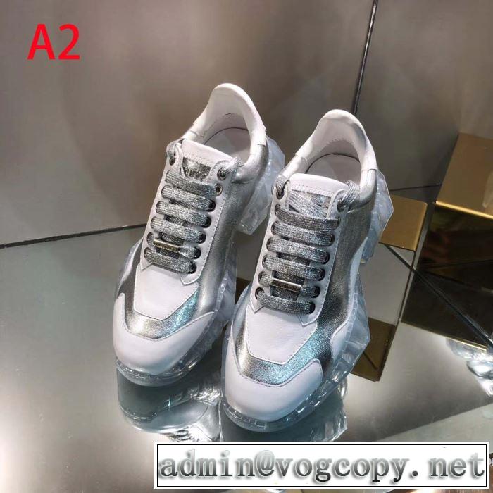 春夏らしい爽やかさ 2019春夏の大注目トレンド ジミーチュウ JIMMY CHOO ランニングシューズ 多色可選 男女兼用