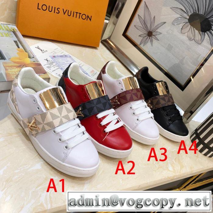 今季トレンドの限定アイテム ルイ ヴィトン LOUIS VUITTON カジュアルシューズ 4色可選 2019春夏の大注目トレンド