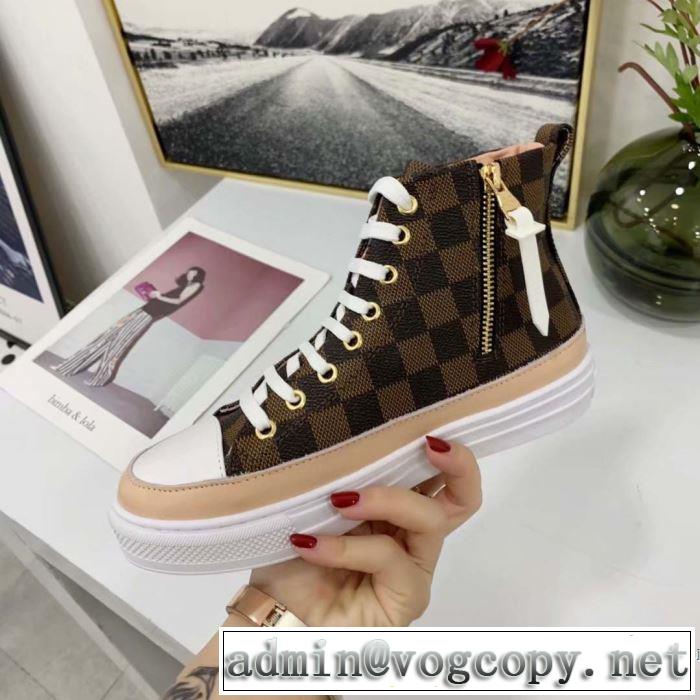 ルイ ヴィトン LOUIS VUITTON ハイトップシューズ 2019春夏人気トレンドアイテム 最新のトレンドブランド人気的
