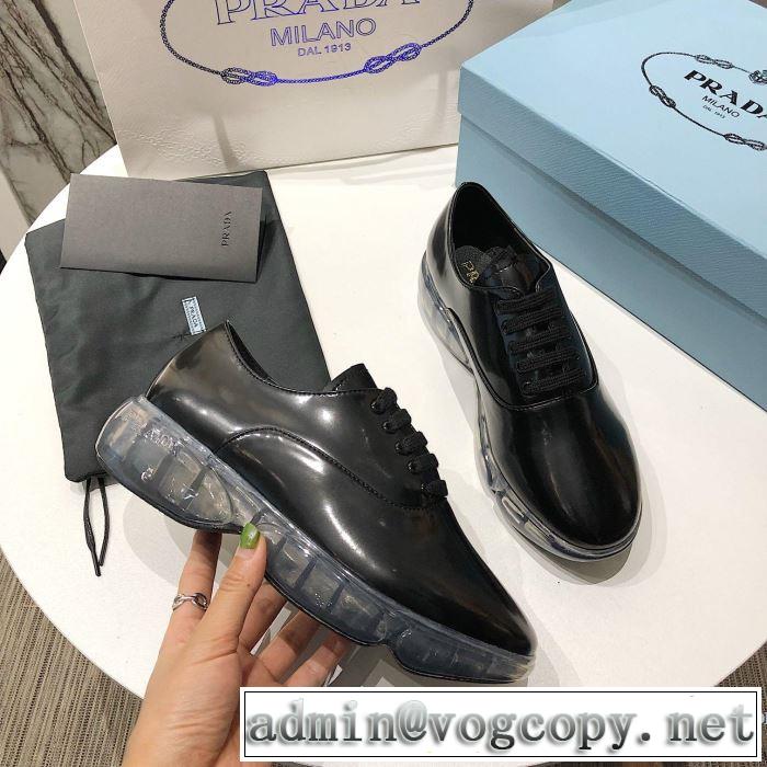 《2019年》今、注目のストリート 魅力的なカラー使い プラダ PRADA カジュアルシューズ 2色可選