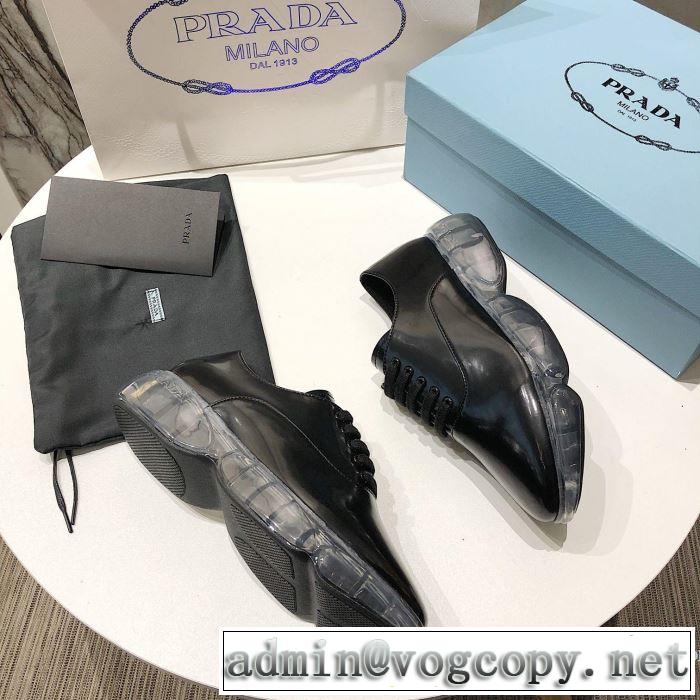 《2019年》今、注目のストリート 魅力的なカラー使い プラダ PRADA カジュアルシューズ 2色可選