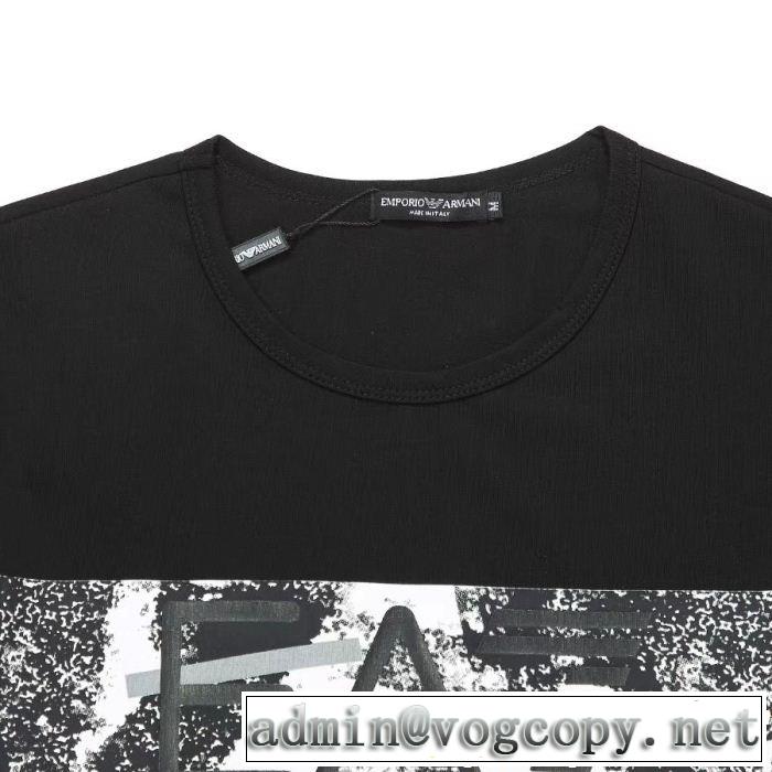 ARMANI アルマーニ 半袖Tシャツ 3色可選 この夏は注目新作 2019年の夏のマスト