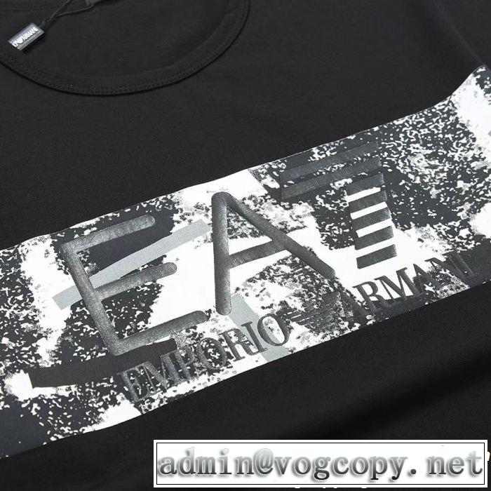 ARMANI アルマーニ 半袖Tシャツ 3色可選 この夏は注目新作 2019年の夏のマスト