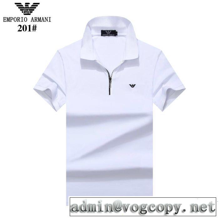 特に注目したい ARMANI アルマーニ 半袖Tシャツ 4色可選 クラシカルな雰囲気