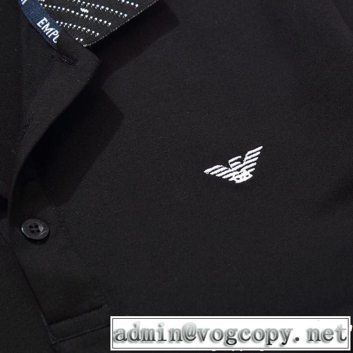半袖Tシャツ 4色可選 夏の王道　適度な上品さ 2019即旬な装いに ARMANI アルマーニ