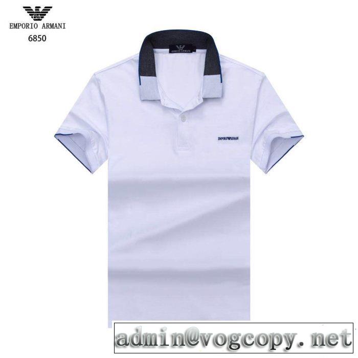 ARMANI アルマーニ 半袖Tシャツ 4色可選 品のよさを感じさ 夏の最新ファッション