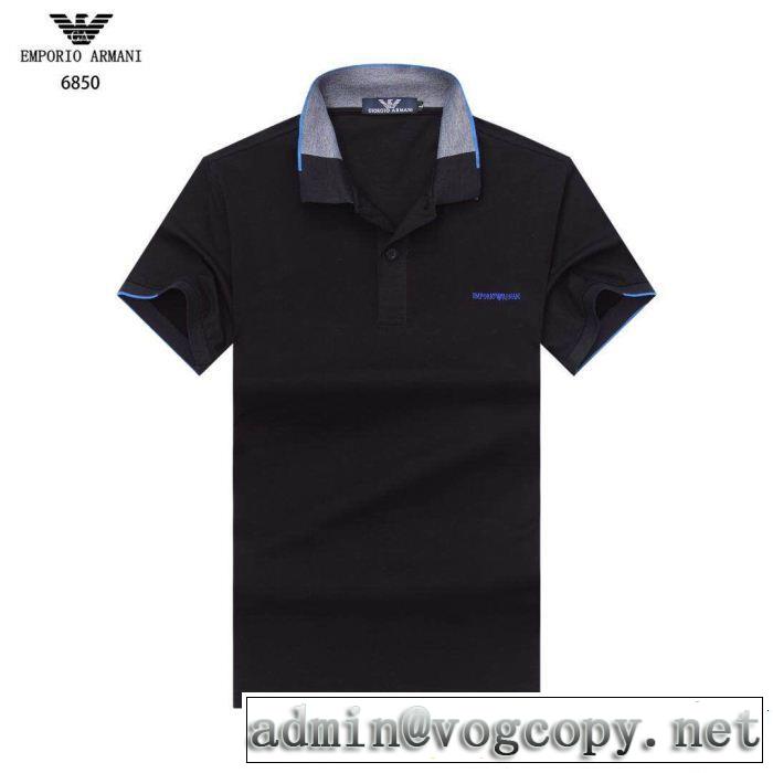 ARMANI アルマーニ 半袖Tシャツ 4色可選 品のよさを感じさ 夏の最新ファッション