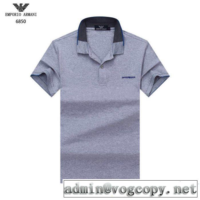 ARMANI アルマーニ 半袖Tシャツ 4色可選 品のよさを感じさ 夏の最新ファッション