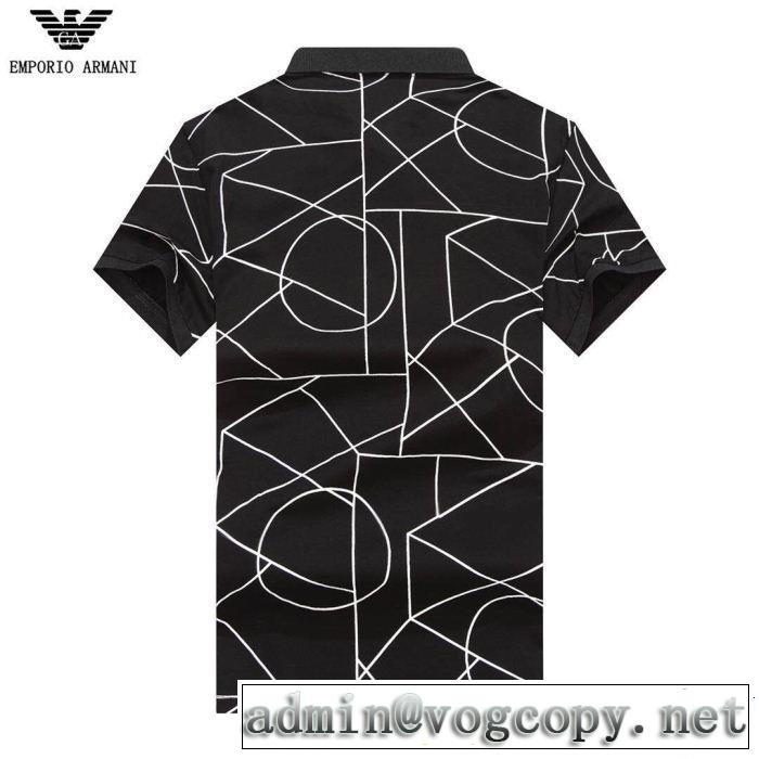 魅力的な今年らしい 今年流大人っぽさ ARMANI アルマーニ 半袖Tシャツ 4色可選