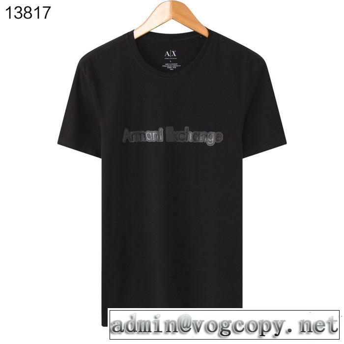 ARMANI アルマーニ 半袖Tシャツ 4色可選 季節をまたい新作アイテム 鮮度が手に入る