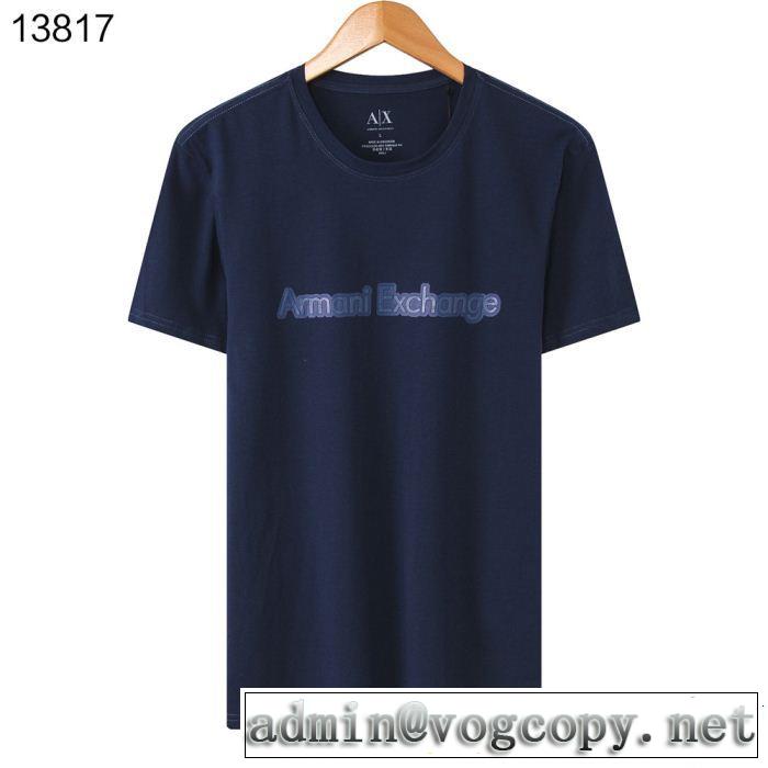 ARMANI アルマーニ 半袖Tシャツ 4色可選 季節をまたい新作アイテム 鮮度が手に入る