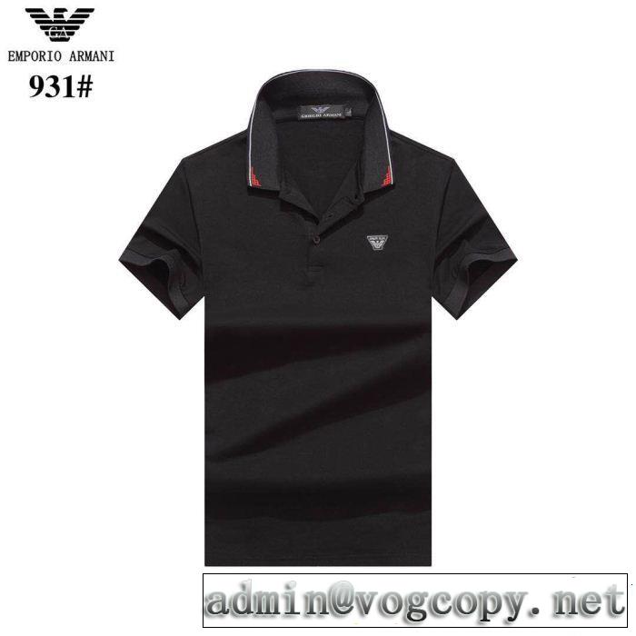 ARMANI アルマーニ 半袖Tシャツ 4色可選 2019夏色っぽさ 高級感が好評です