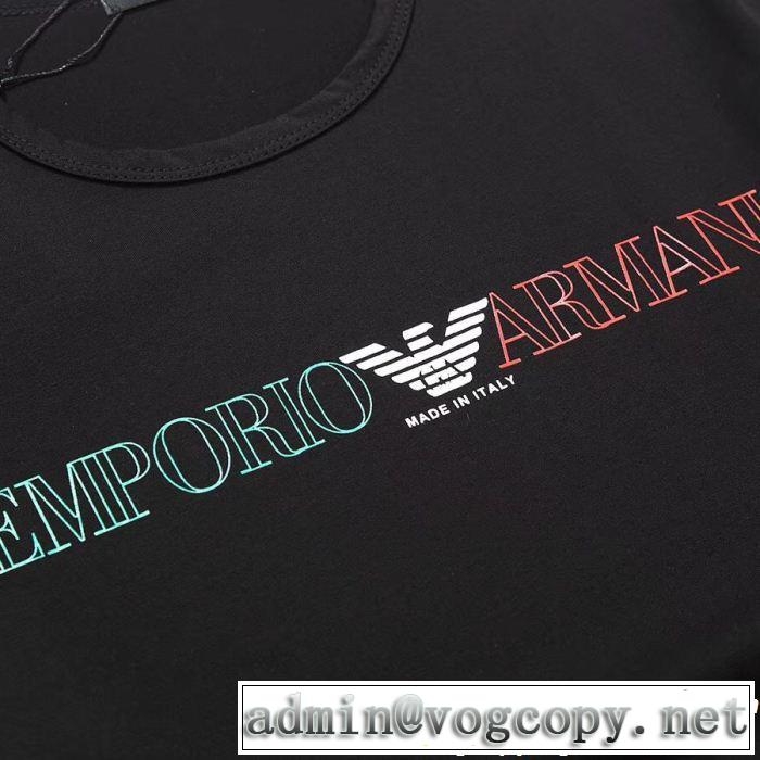 大人っぽく見せ新作 ARMANI アルマーニ 半袖Tシャツ 3色可選 夏大人気のアイテム