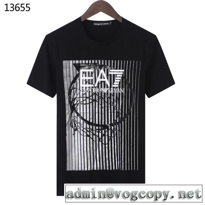 ARMANI アルマーニ 半袖Tシャツ 4色可選 夏らしい爽やかさ 知的優秀アイテム