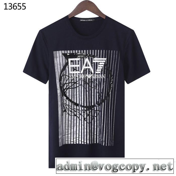 ARMANI アルマーニ 半袖Tシャツ 4色可選 夏らしい爽やかさ 知的優秀アイテム