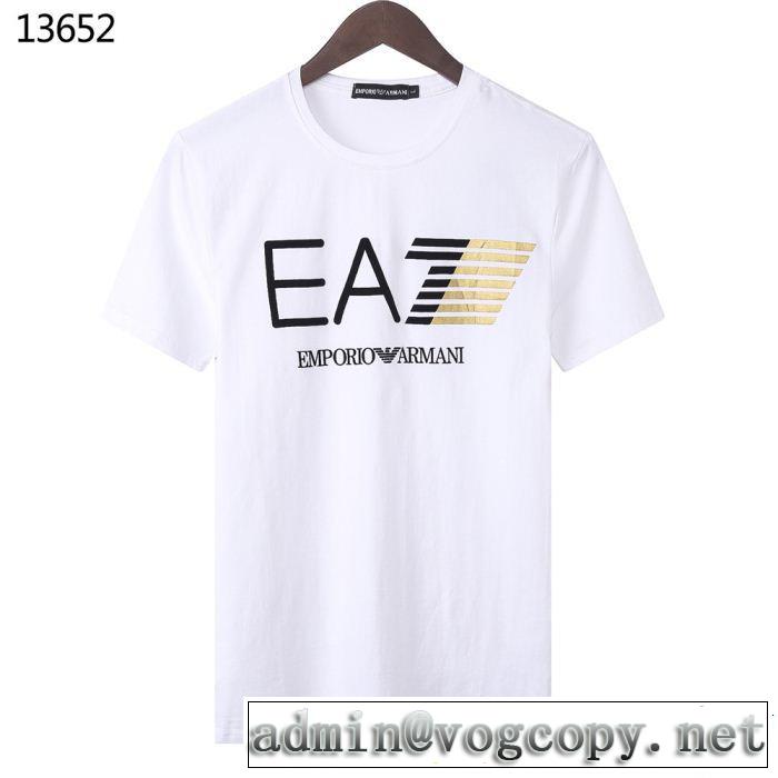 オシャレ上級者に 2019年の夏のマスト ARMANI アルマーニ 半袖Tシャツ 4色可選