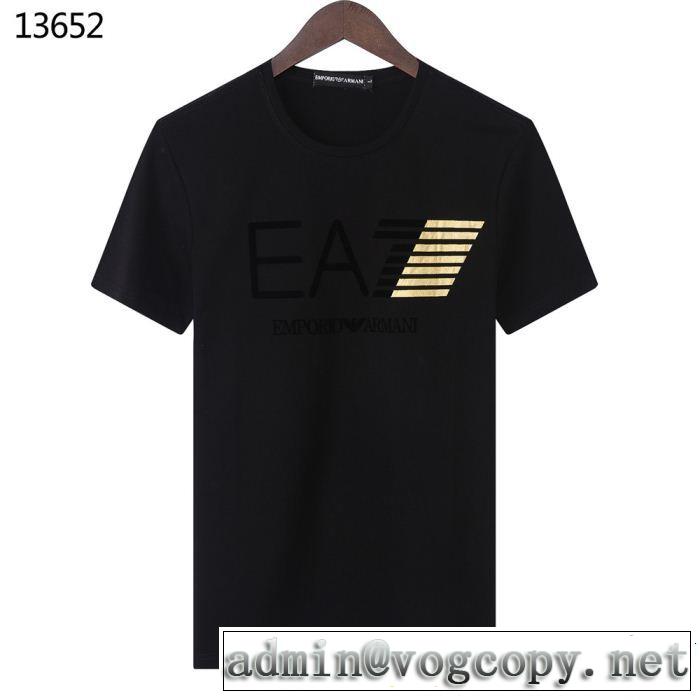 オシャレ上級者に 2019年の夏のマスト ARMANI アルマーニ 半袖Tシャツ 4色可選