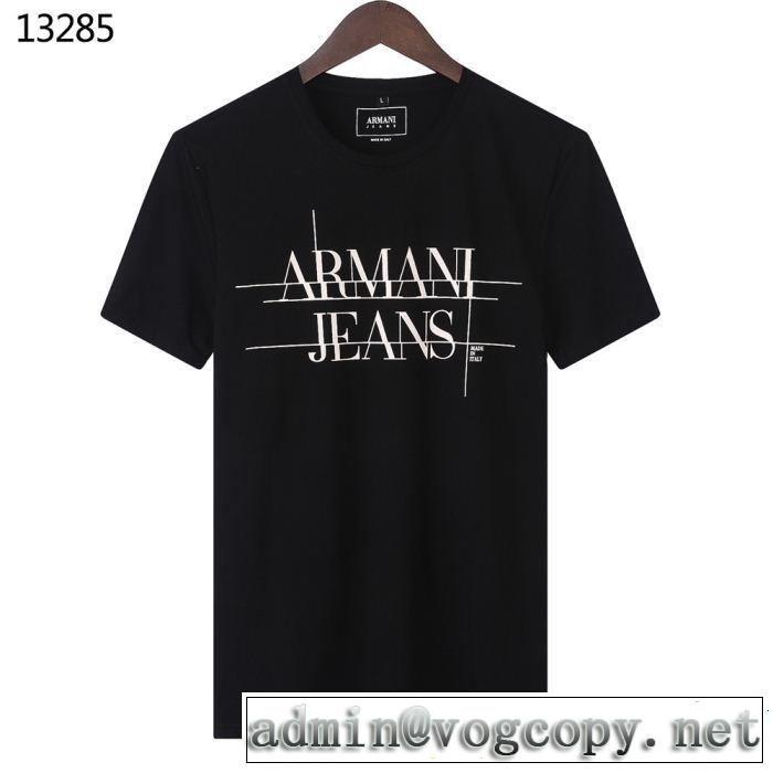 爽やかさ ARMANI アルマーニ 半袖Tシャツ 4色可選 夏のフレッシュな気分に