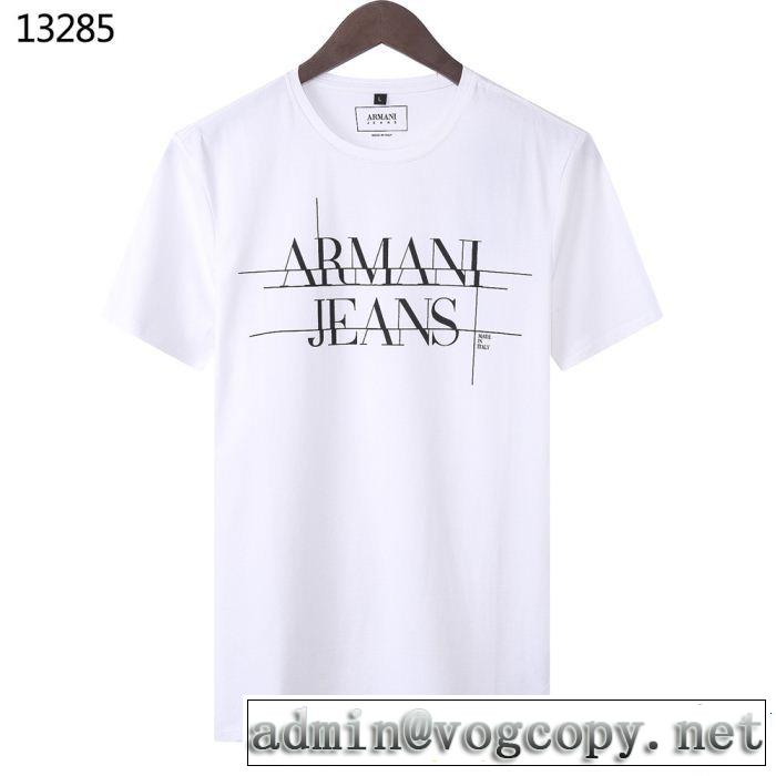 爽やかさ ARMANI アルマーニ 半袖Tシャツ 4色可選 夏のフレッシュな気分に