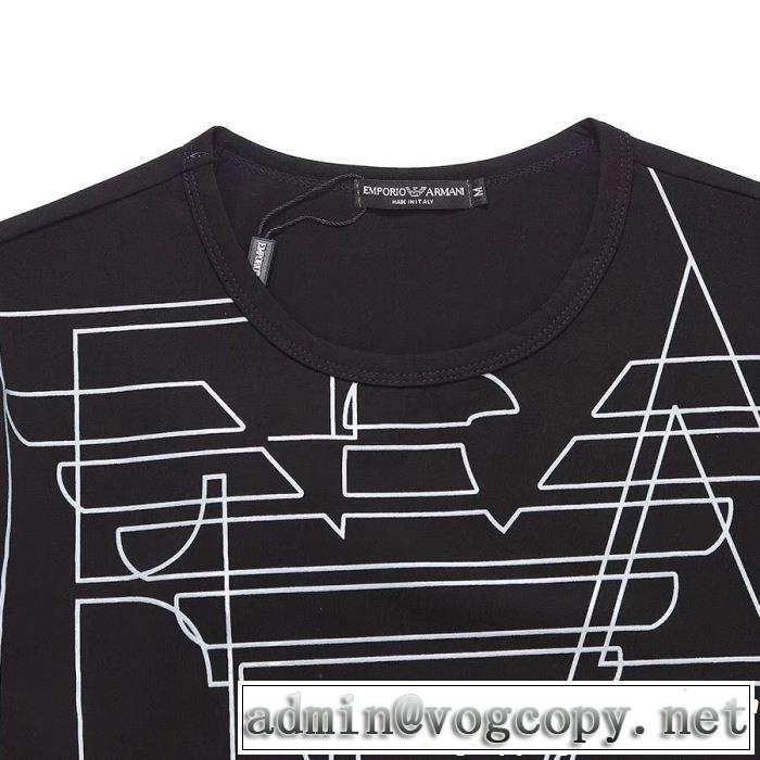 今年もトレンド ARMANI アルマーニ 半袖Tシャツ 3色可選 目を引く春夏トップス