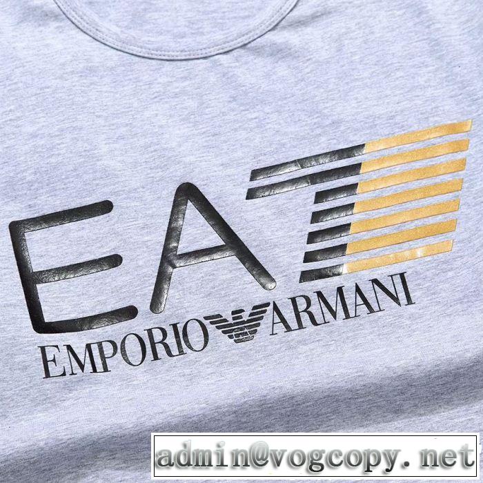 ARMANI アルマーニ 半袖Tシャツ 3色可選 透け感新作がイチ推し 大人っぽく仕上げ
