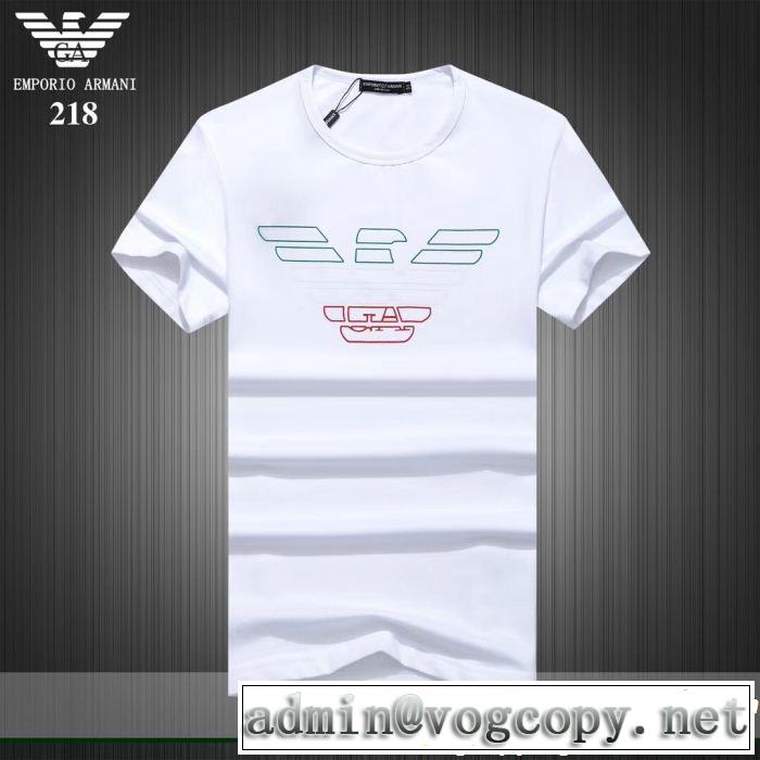 魅力的な今年らしい ARMANI アルマーニ 半袖Tシャツ 3色可選 2019即旬な装いに