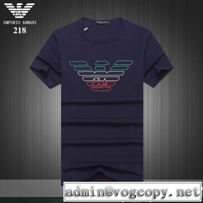 魅力的な今年らしい ARMANI アルマーニ 半袖Tシャツ 3色可選 2019即旬な装いに