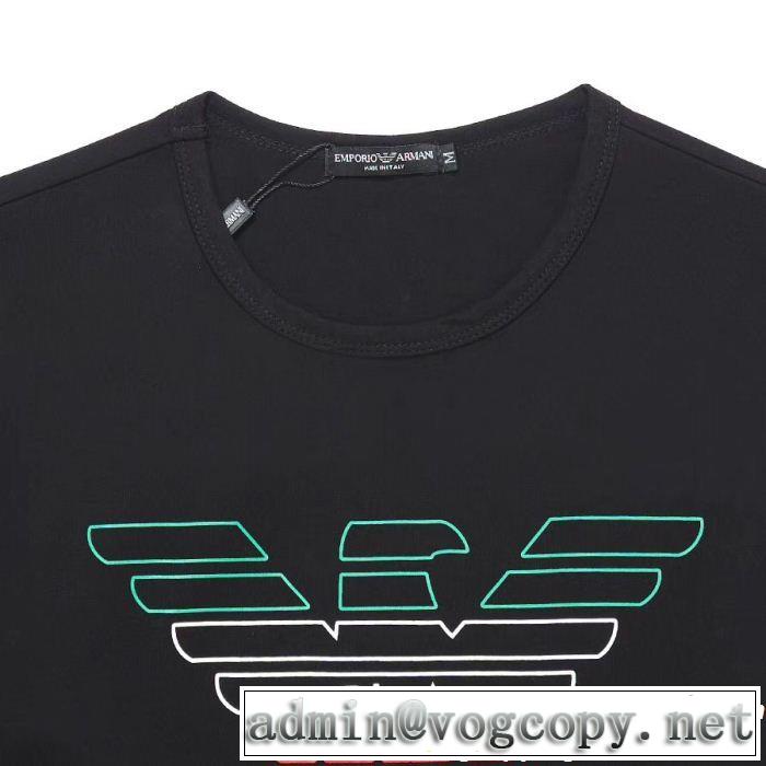 魅力的な今年らしい ARMANI アルマーニ 半袖Tシャツ 3色可選 2019即旬な装いに