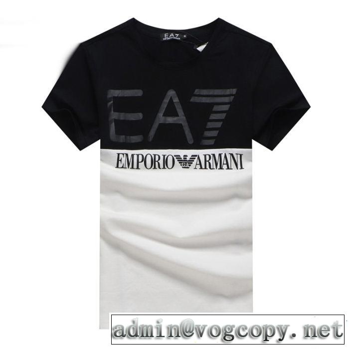 半袖Tシャツ 3色可選 2019年の春夏に着たい この夏は注目新作 ARMANI アルマーニ