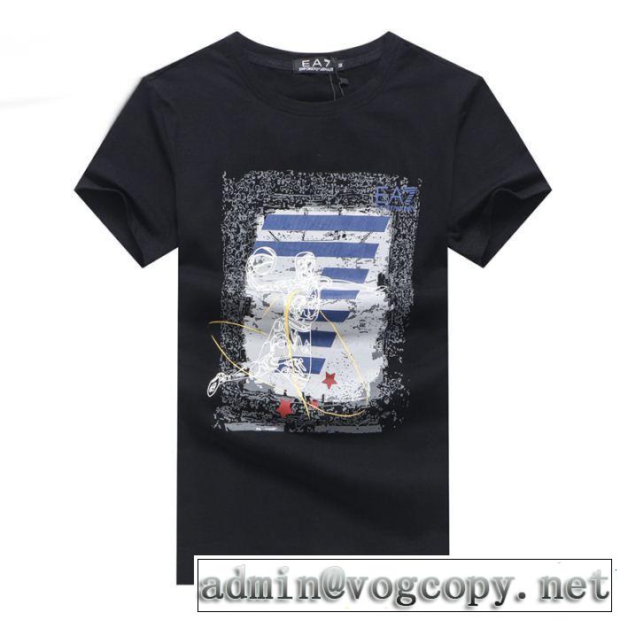 ARMANI アルマーニ 半袖Tシャツ 3色可選 夏の最新ファッション 優しげ人気アイテム