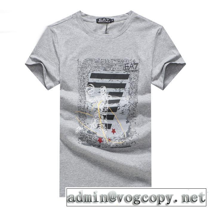 ARMANI アルマーニ 半袖Tシャツ 3色可選 夏の最新ファッション 優しげ人気アイテム