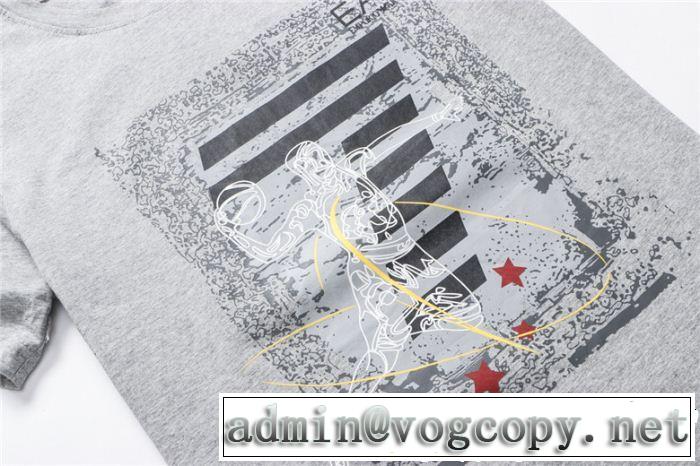 ARMANI アルマーニ 半袖Tシャツ 3色可選 夏の最新ファッション 優しげ人気アイテム