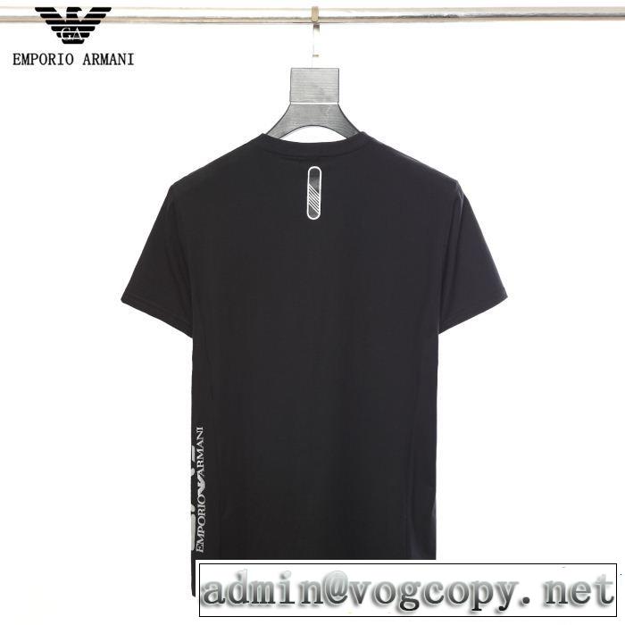 アルマーニ今年もトレンド  ARMANI カジュアルさ 2色可選 Tシャツ/ティーシャツ サラサラの着心地