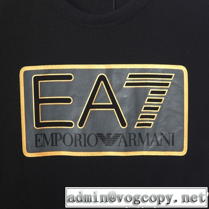 2色可選 今っぽいトレンド アルマーニ大人の余裕が漂う ARMANI Tシャツ/ティーシャツ夏っぽさ新作アイテム