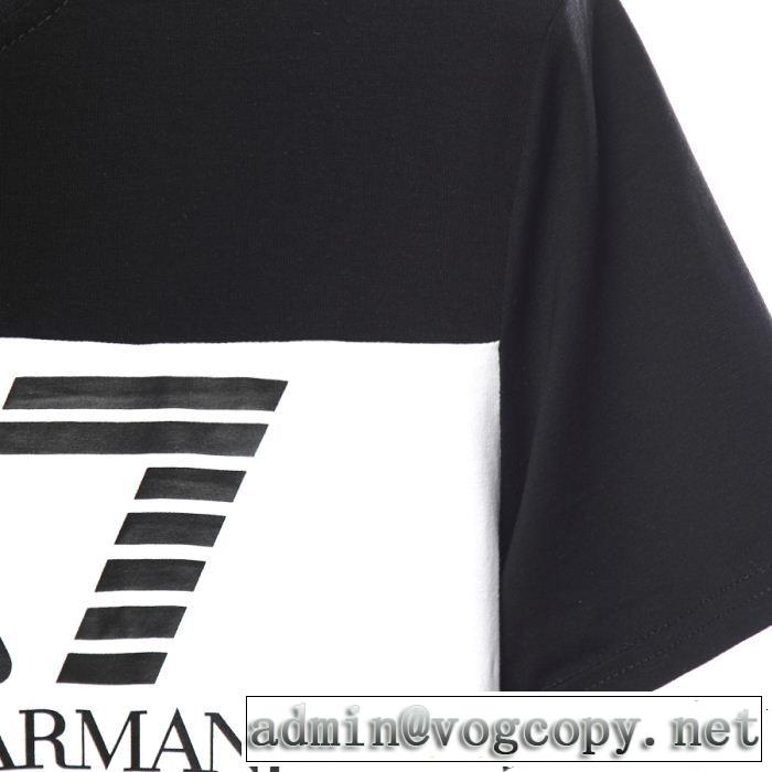 爽やかすぎない大人の印象に アルマーニ ARMANI 2色可選 Tシャツ/ティーシャツ 軽やかな素材感