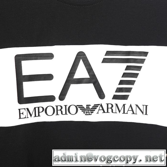 爽やかすぎない大人の印象に アルマーニ ARMANI 2色可選 Tシャツ/ティーシャツ 軽やかな素材感