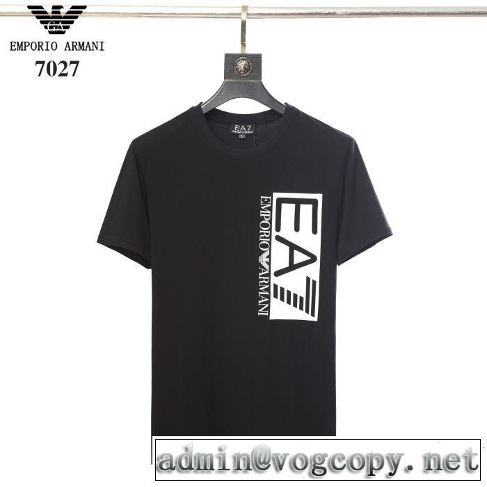  ARMANI アルマーニ 優しげ人気アイテム  夏大人気のアイテム  Tシャツ/ティーシャツ 2色可選