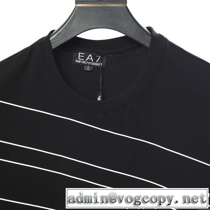 今旬のシルエットバランス アルマーニ 2色可選 ARMANI ちょっと大人の印象 スタイルアップ上品 Tシャツ/ティーシャツ
