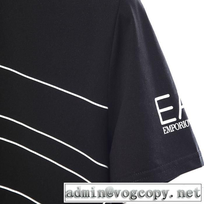 今旬のシルエットバランス アルマーニ 2色可選 ARMANI ちょっと大人の印象 スタイルアップ上品 Tシャツ/ティーシャツ