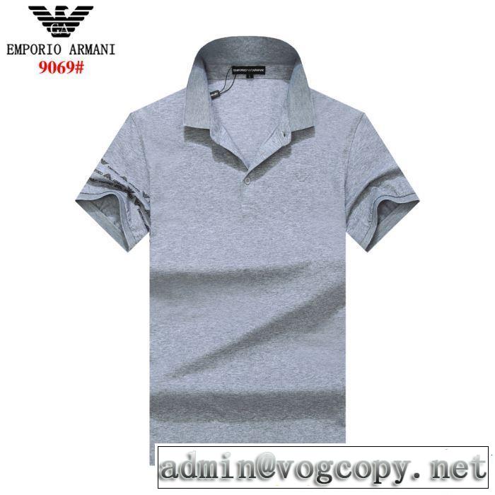 今年の正解大人気新作 2019年春夏流行ファッション ARMANI アルマーニ  半袖Tシャツ 4色可選