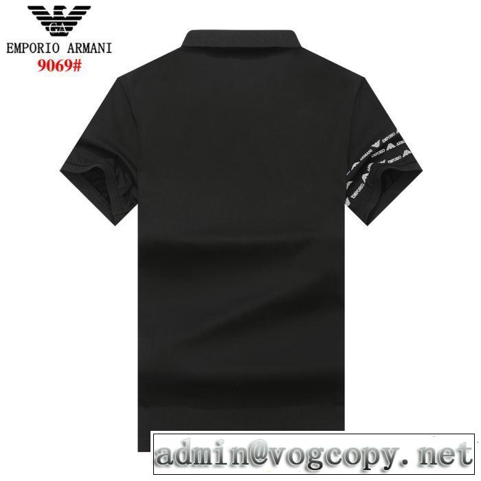今年の正解大人気新作 2019年春夏流行ファッション ARMANI アルマーニ  半袖Tシャツ 4色可選