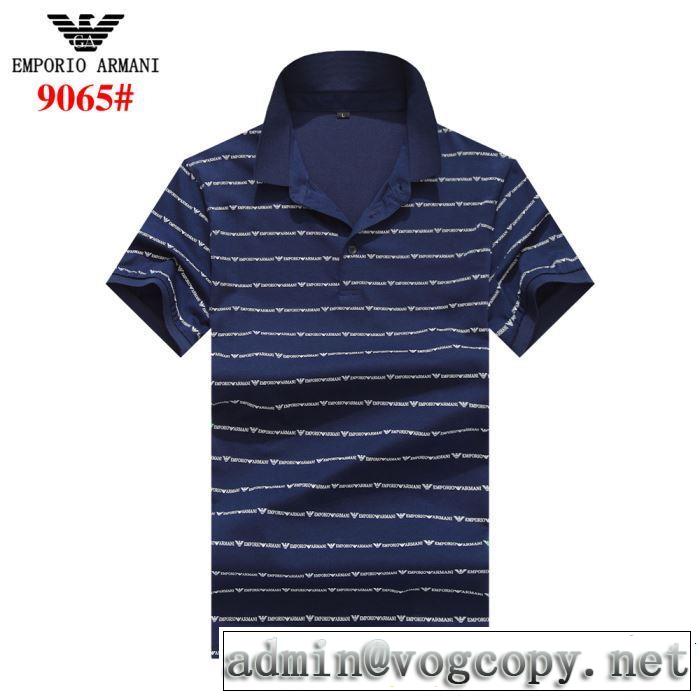 今季のトレンド人気新作 ARMANI アルマーニ  半袖Tシャツ 4色可選 2019春夏も引き続きトレンド