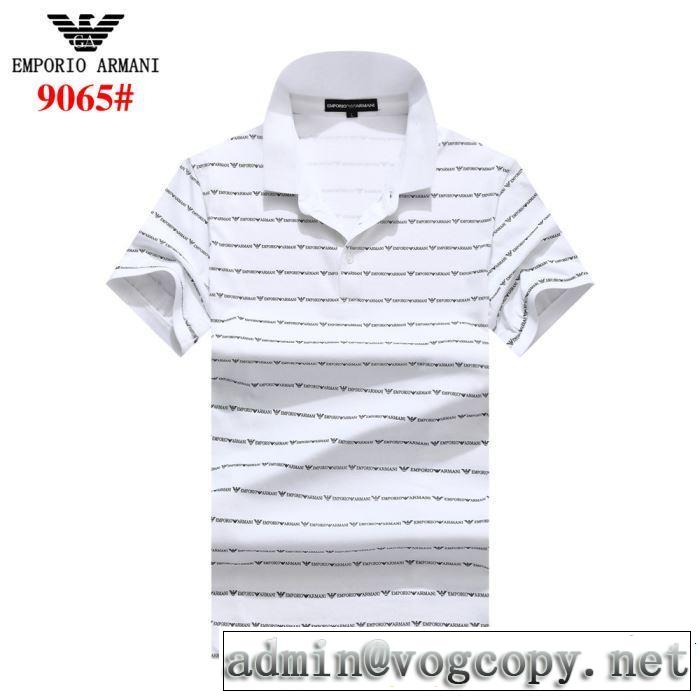 今季のトレンド人気新作 ARMANI アルマーニ  半袖Tシャツ 4色可選 2019春夏も引き続きトレンド