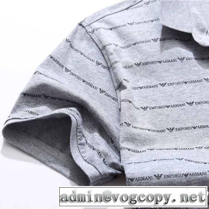 今季のトレンド人気新作 ARMANI アルマーニ  半袖Tシャツ 4色可選 2019春夏も引き続きトレンド