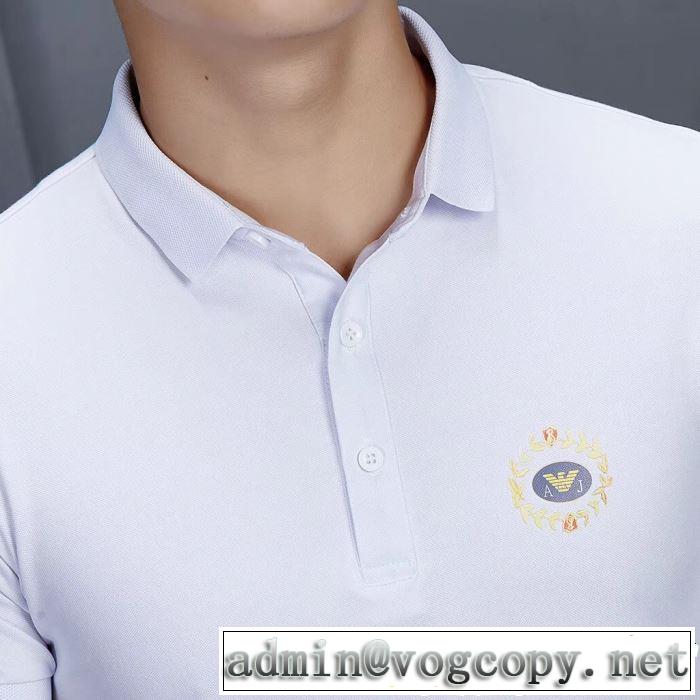 半袖Tシャツ 2色可選 2019春夏の大注目トレンド 春色の最旬の人気アイテム ARMANI アルマーニ