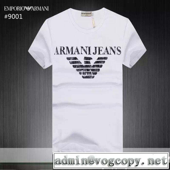 3色可選 暑い今こそ活躍させたい！ 2019春夏人気トレンドアイテム ARMANI アルマーニ  半袖Tシャツ