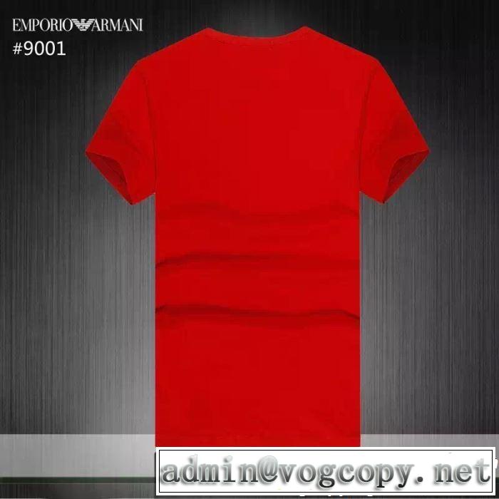 3色可選 暑い今こそ活躍させたい！ 2019春夏人気トレンドアイテム ARMANI アルマーニ  半袖Tシャツ