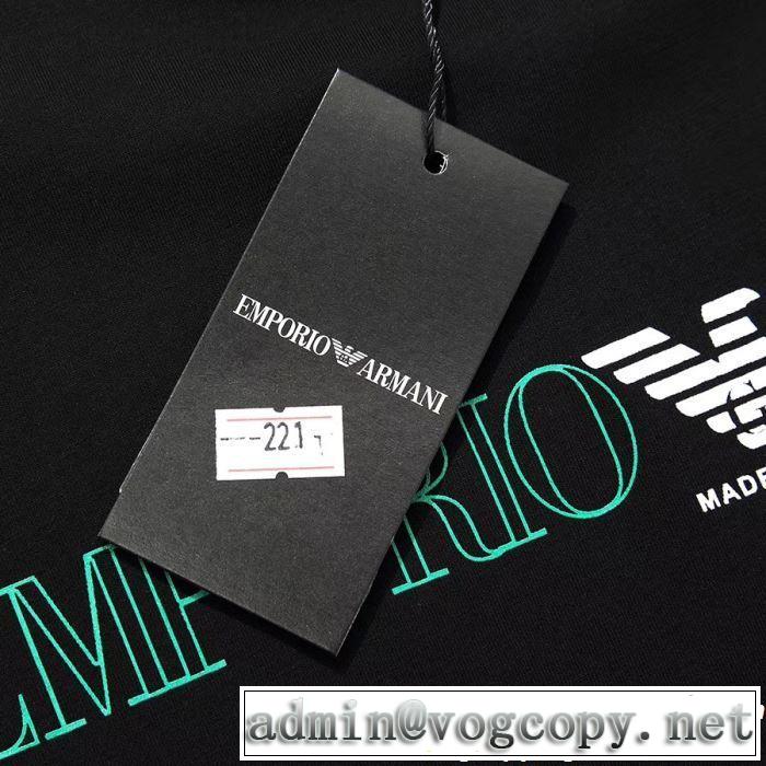 ARMANI アルマーニ  半袖Tシャツ 3色可選 今流行りの最新コレクション 2019SSのトレンド商品